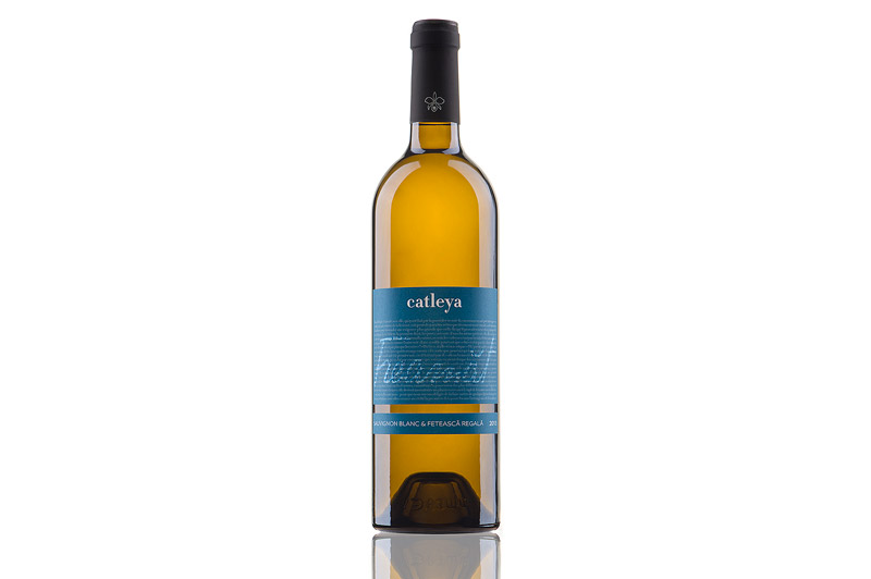 fotografie de produs sticla de vin pe fundal alb Catleya - Corcova